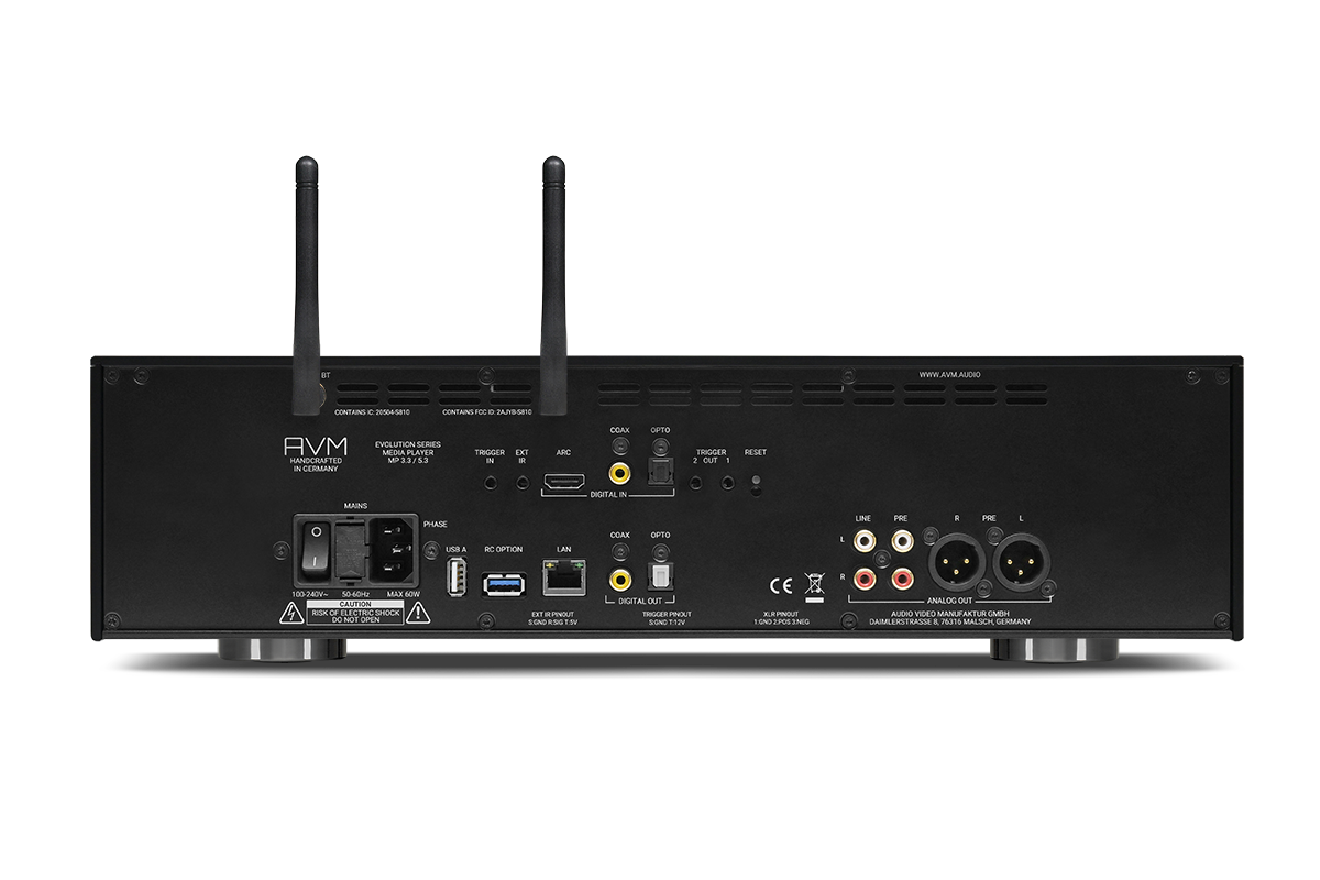 AVM Evolution MP 5.3 Streaming Media Player