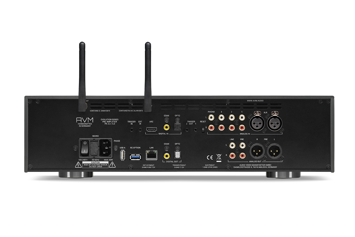 AVM Evolution PAS 5.3 Streaming Preamplifier