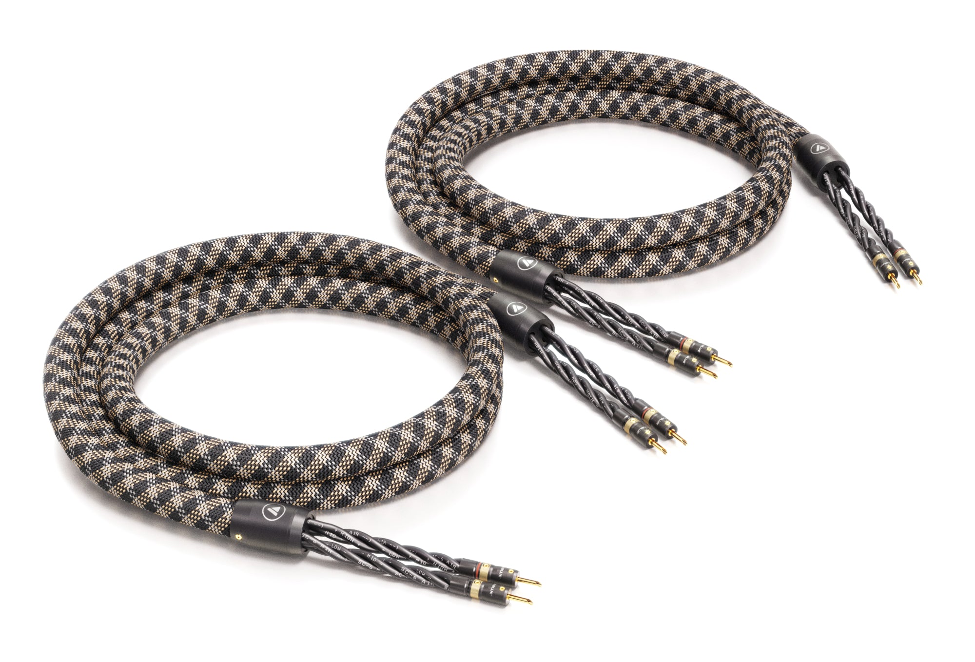 VIABLUE SC-6 Air Speaker Cable with T8 Terminations - Full Range Pair