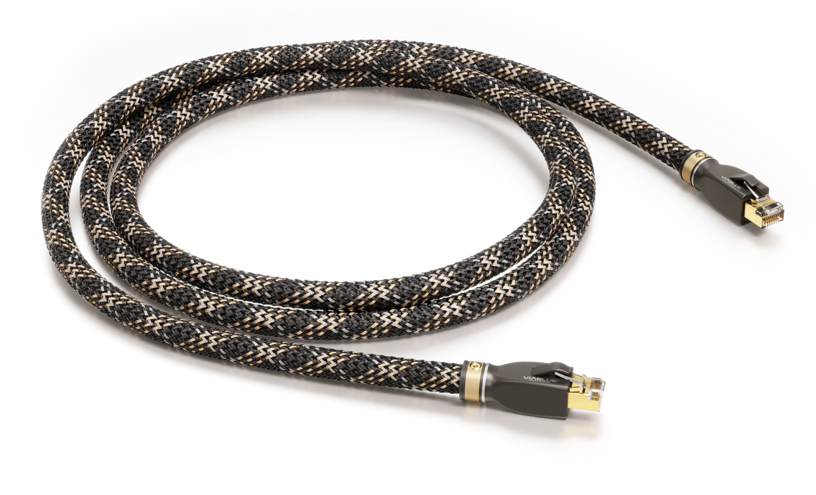 VIABLUE EP-7 CAT6A Ethernet Cable with T6s Terminations