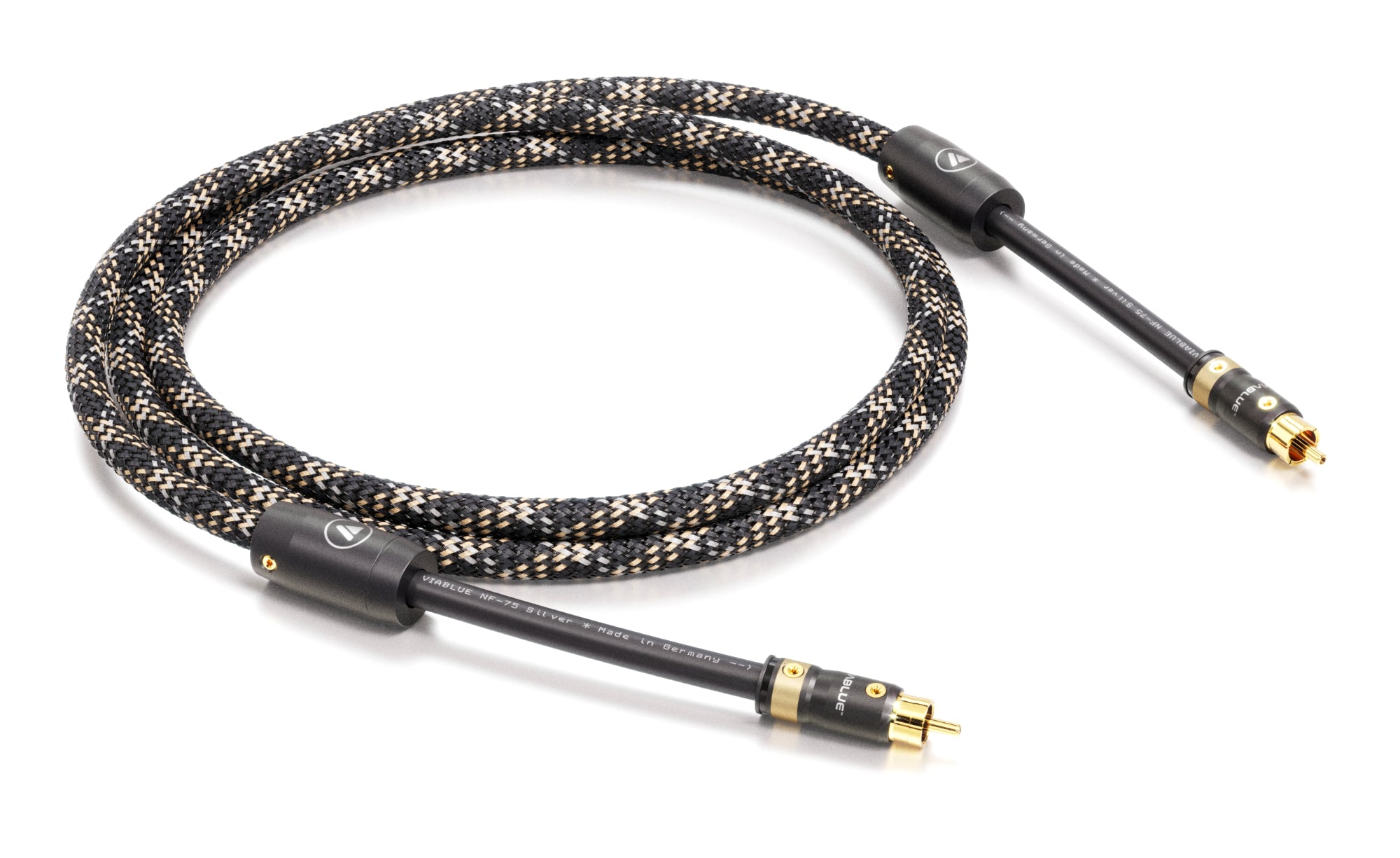 VIABLUE NF-75 Digital Coax (RCA) Cable with T8 Terminations