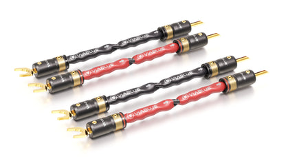 VIABLUE SC-4 Speaker Cable Jumper Bridges with T8 Terminations