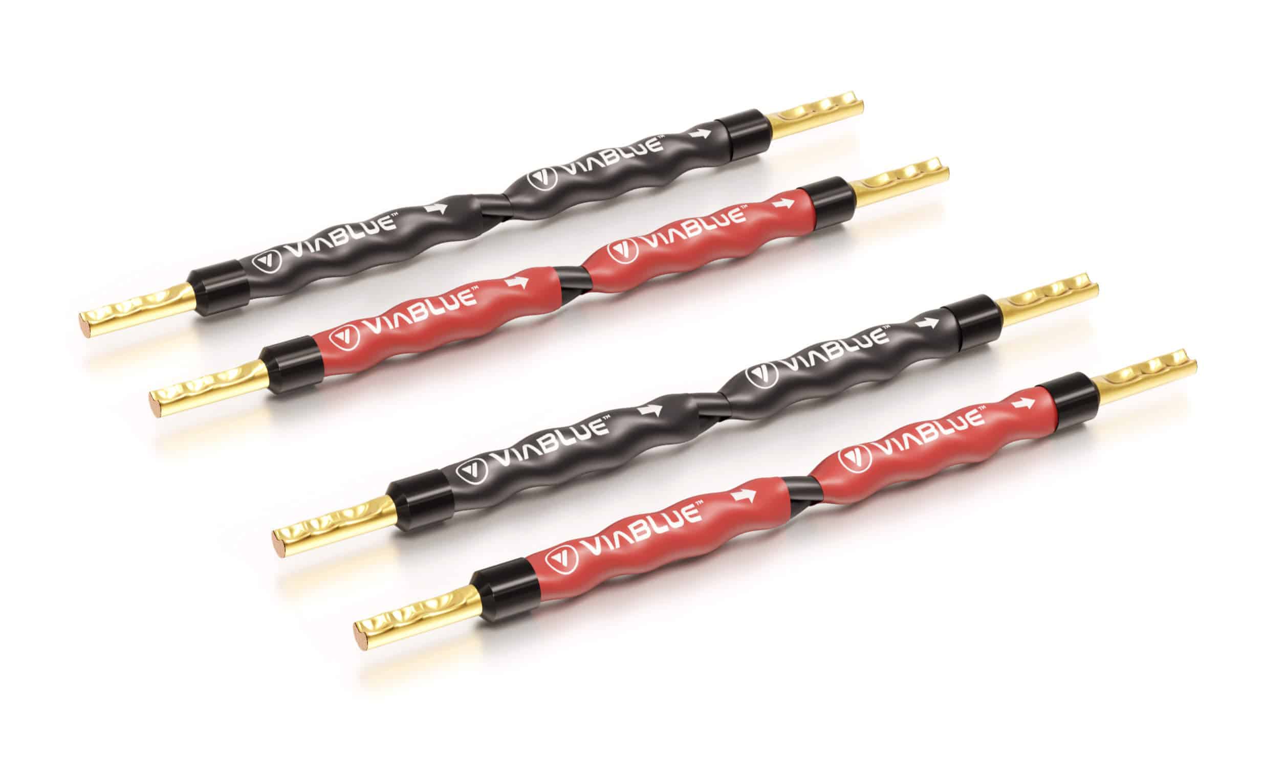 VIABLUE SC-4 Speaker Cable Jumper Bridges - Crimped Terminations