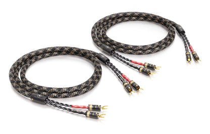 VIABLUE SC-4 Speaker Cable with T8 Terminations - Full Range Pair