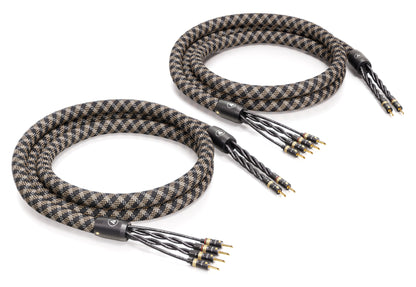 VIABLUE SC-6 Air Speaker Cable with T8 Terminations - Bi-Wire Pair