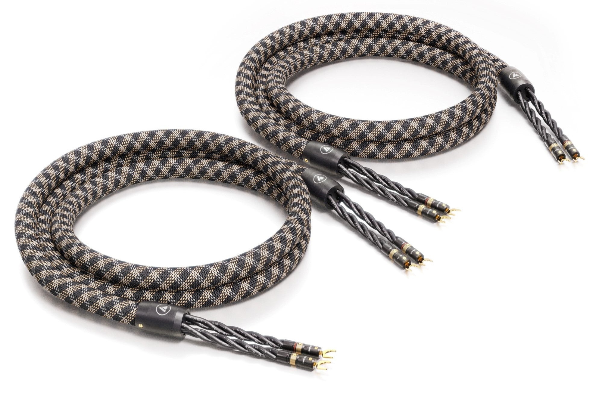 VIABLUE SC-6 Air Speaker Cable with T8 Terminations - Full Range Pair