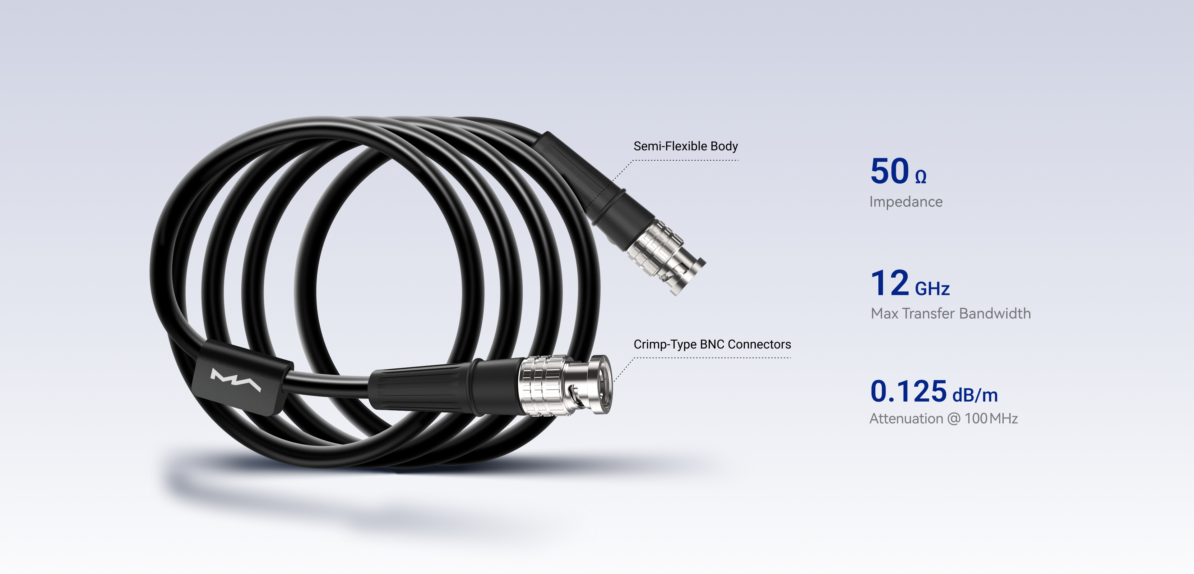 Matrix Audio Silver Copper Hi-Fi Clock Cable