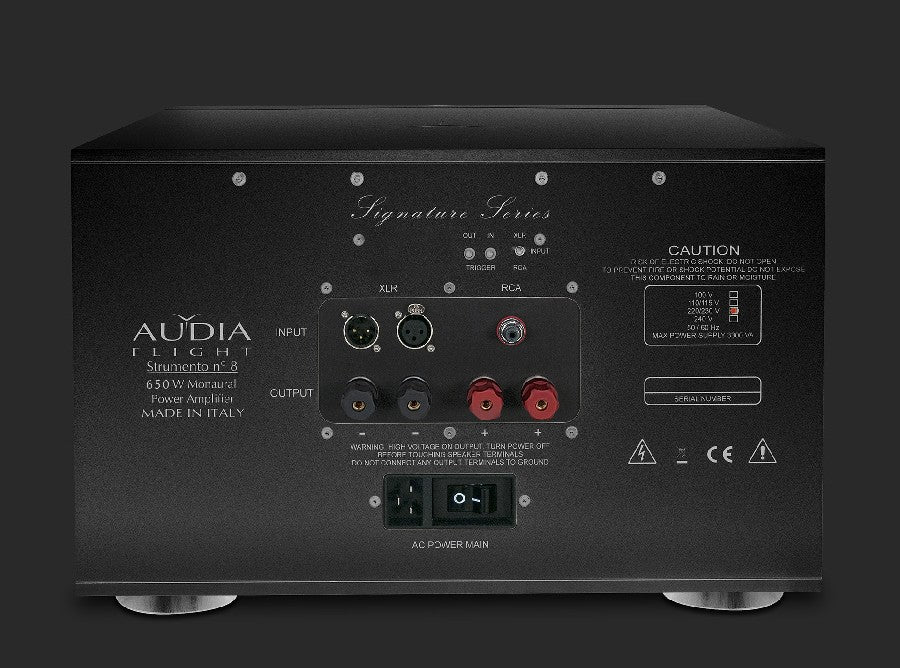 Audia Flight Strumento no.8 Signature Mono Power Amplifier
