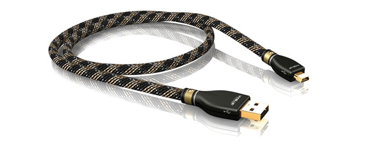 VIABLUE KR-2 USB A/Mini-B Cable with T6s Terminations